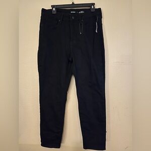 Old Navy Black O. G. Straight Leg High Rise Jeans Secret-Smooth Pockets